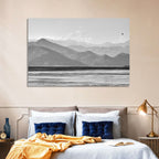 Skadar Lake Monochrome Landscape Wall Art