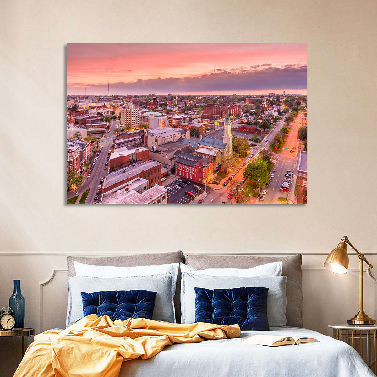 Church Spire at Dusk Wall Art