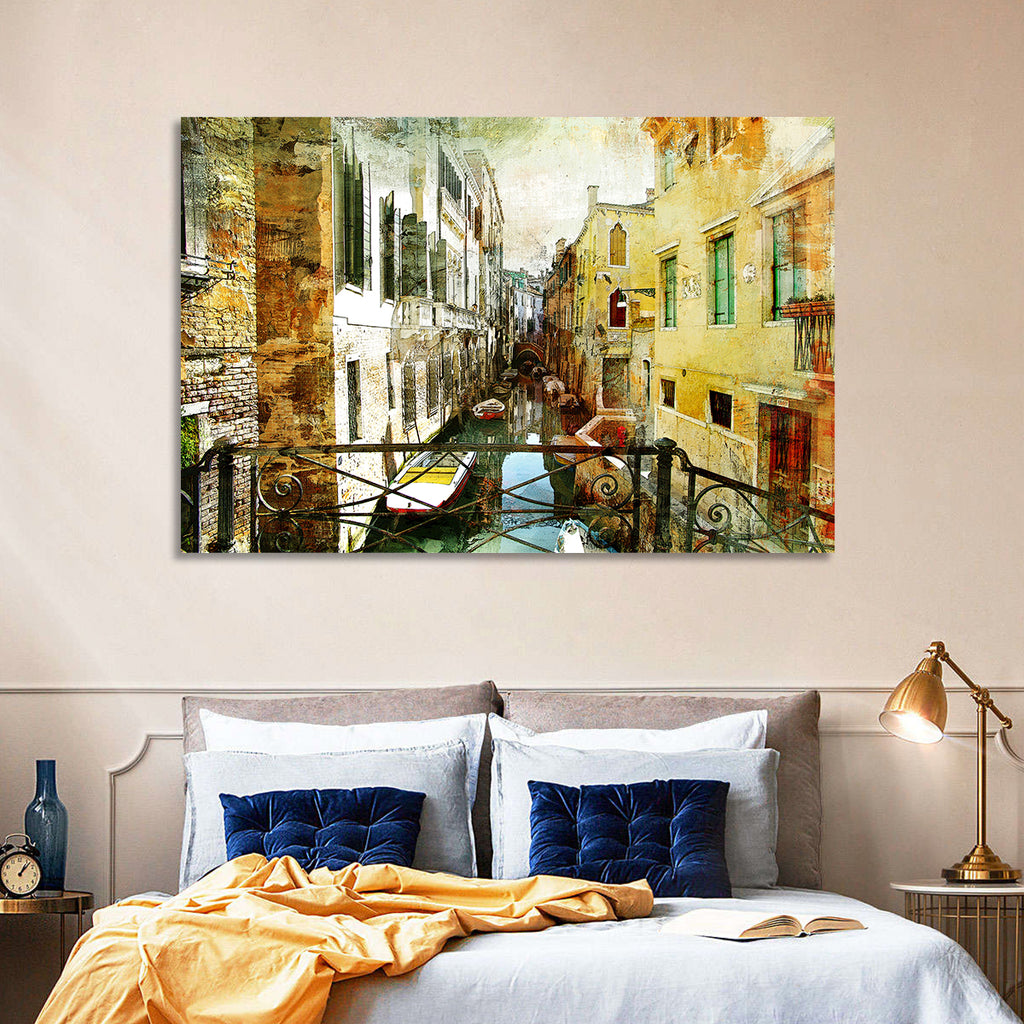 Venice Canal View Wall Art