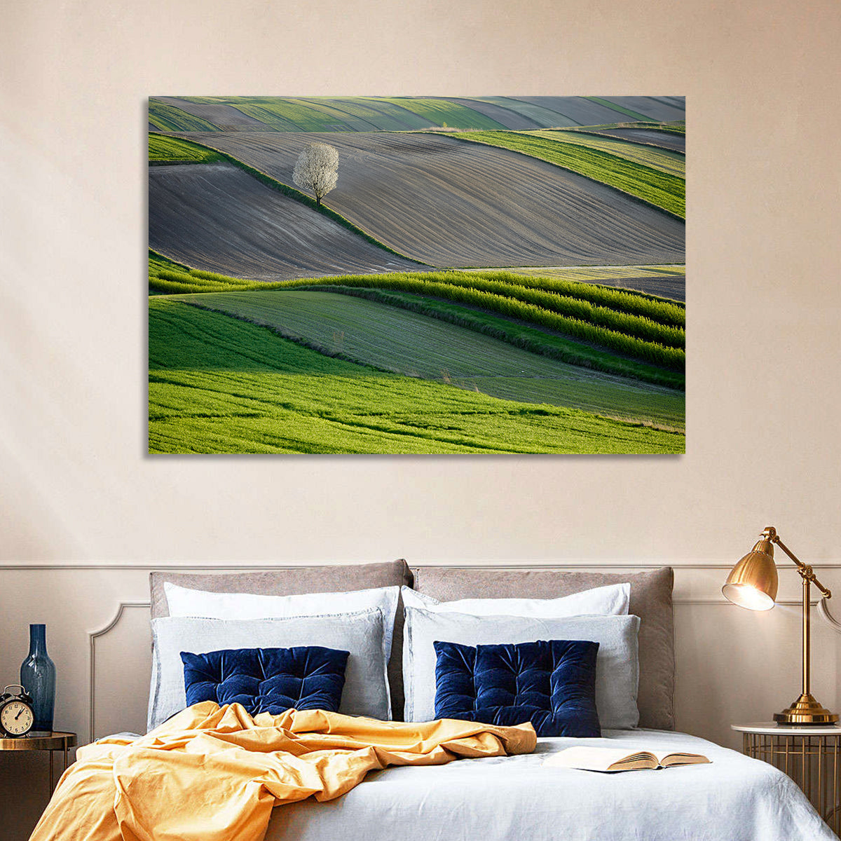 Springtime Polish Fields Wall Art