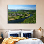 Piesport Moselle River View Wall Art