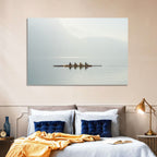 Four Rowers on Lake Lugano Wall Art
