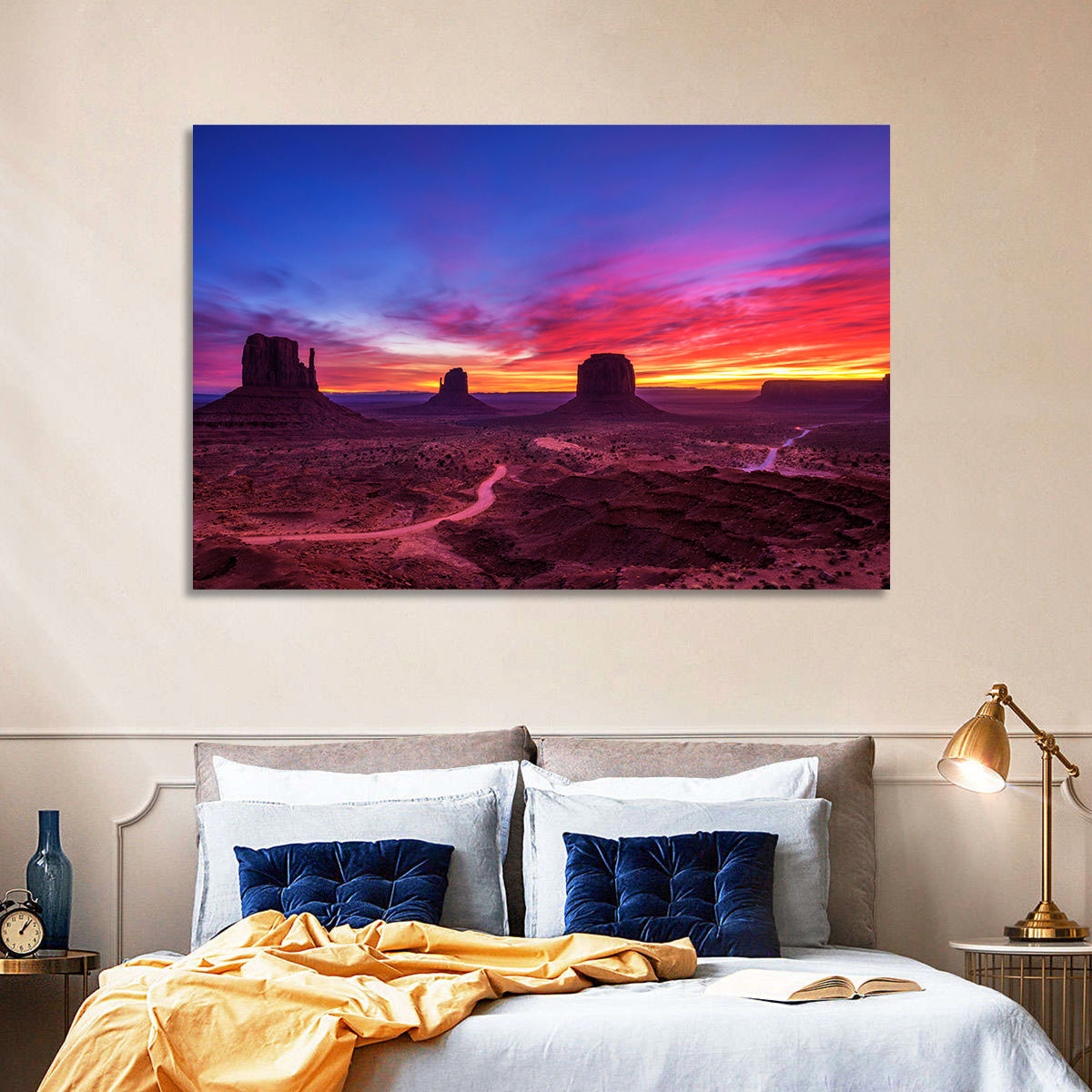 Monument Valley Arizona Sunset Wall Art