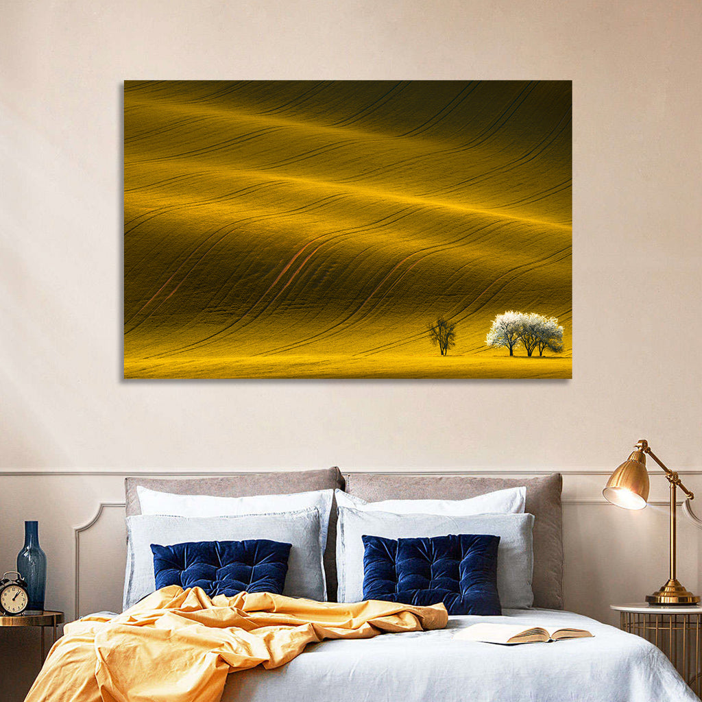 Golden Hour Rapeseed Field Wall Art