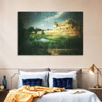 Făgăraș Fortress Moat Reflection Wall Art