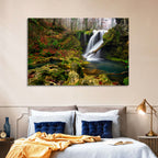 Cheile Nerei Mossy Waterfall Wall Art