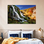 Plitvice Lakes Waterfall Wall Art