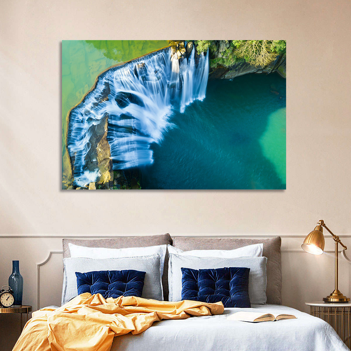 Shifen Waterfall Aerial Wall Art