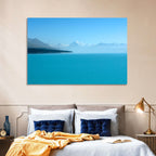 Turquoise Lake Pukaki View of Mount Cook Wall Art