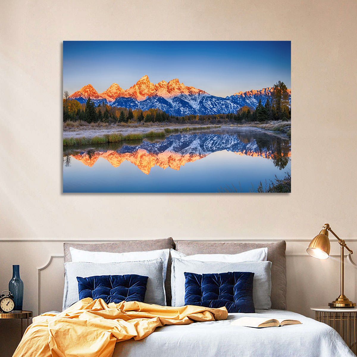 Schwabacher Landing, Grand Teton Sunrise Wall Art