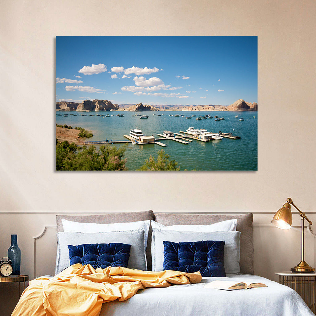 Lake Powell Marina, Page Arizona Wall Art