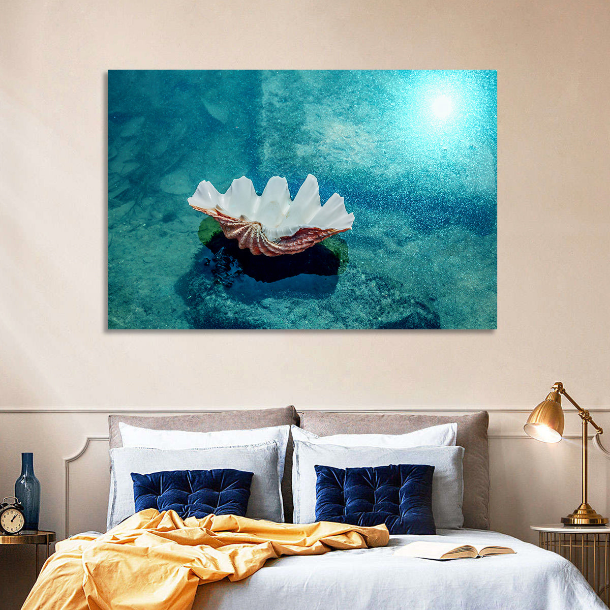 Giant Clam Shell Wall Art