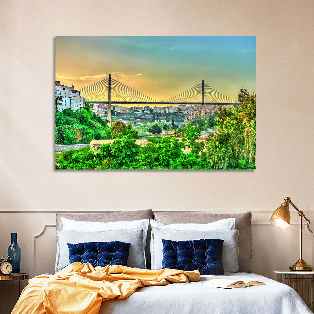 Salah Bey Viaduct at Golden Hour Wall Art