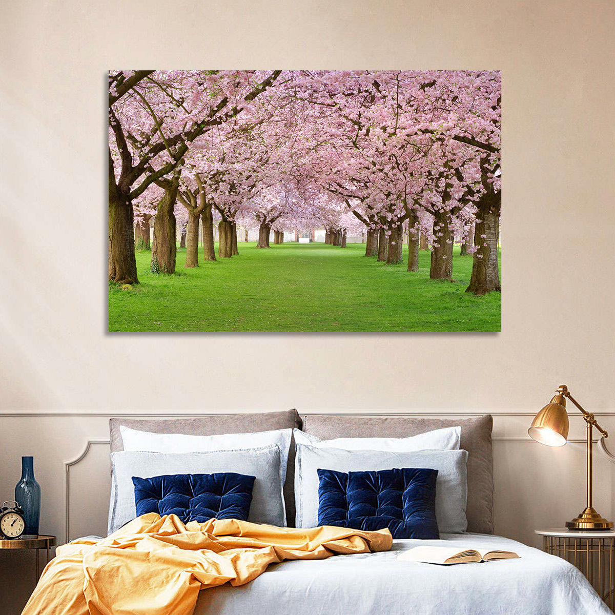 Cherry Blossom Avenue Wall Art