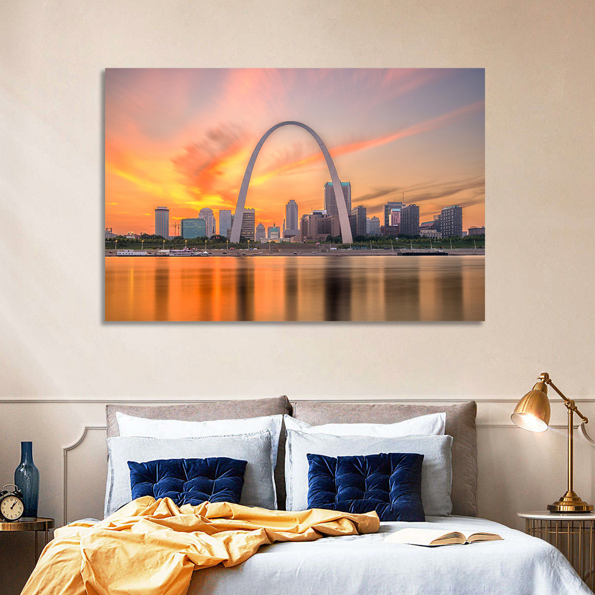 St. Louis Gateway Arch Skyline Wall Art