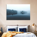 Burr Pond Winter Reflection Wall Art