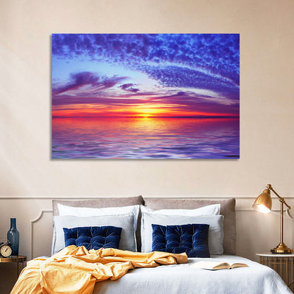 Bay Beach Sunset Wall Art