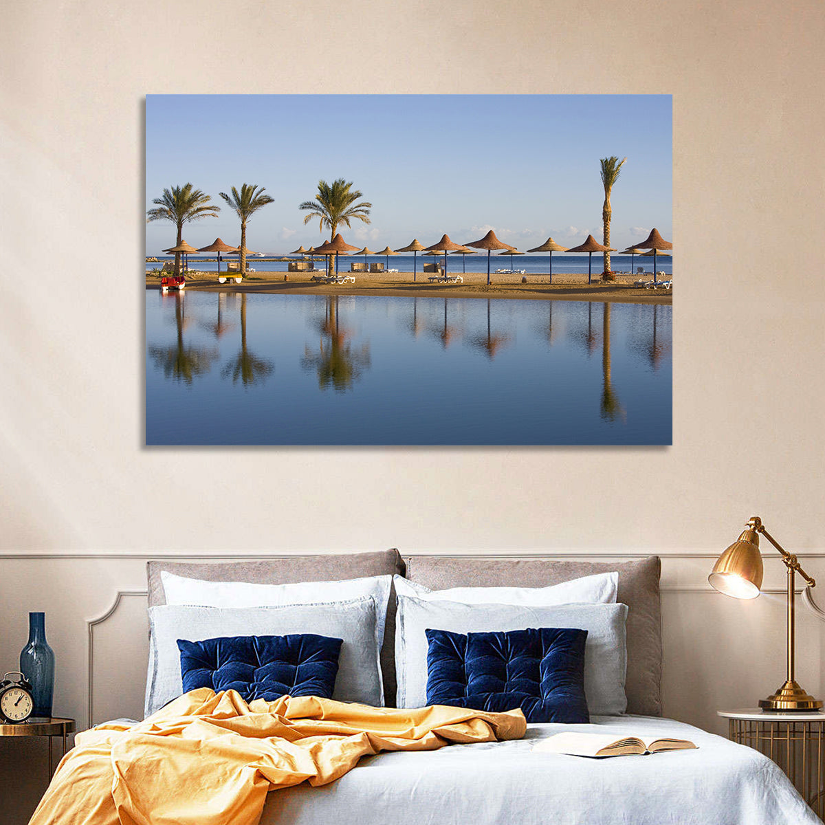 Hurghada Beach Seascape Wall Art