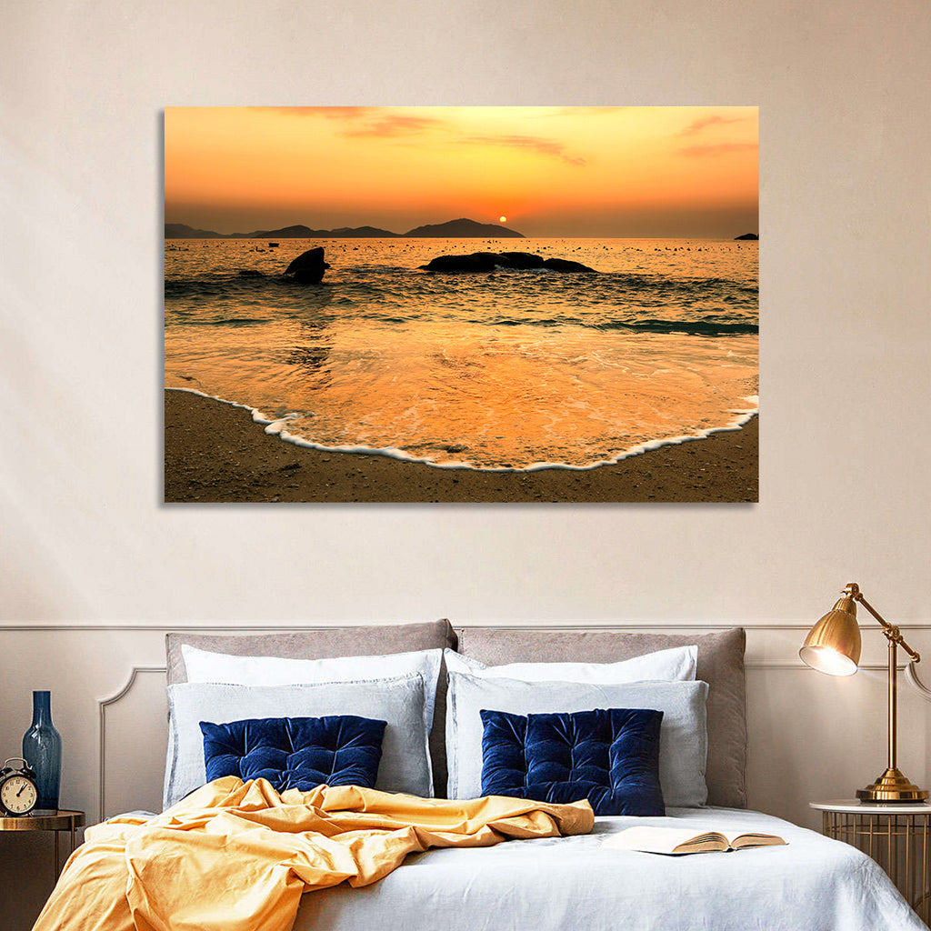 Khanh Hoa Beach Sunset Wall Art
