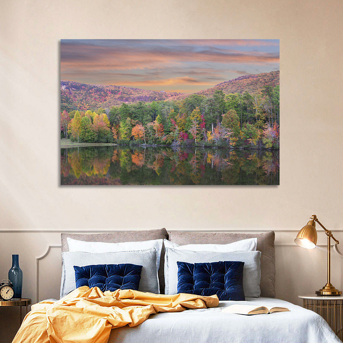Cheaha State Park Lake Wall Art in a room, landscape