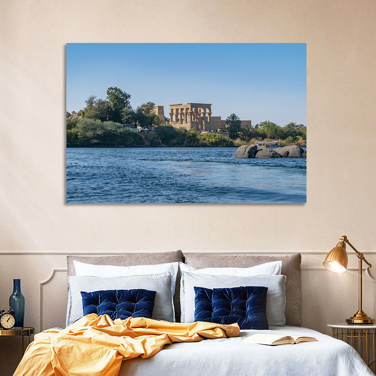 Philae Temple, Aswan Wall Art in a room, landscape