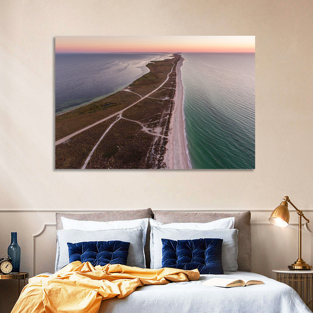 Byriuchyi Island Coastline Wall Art