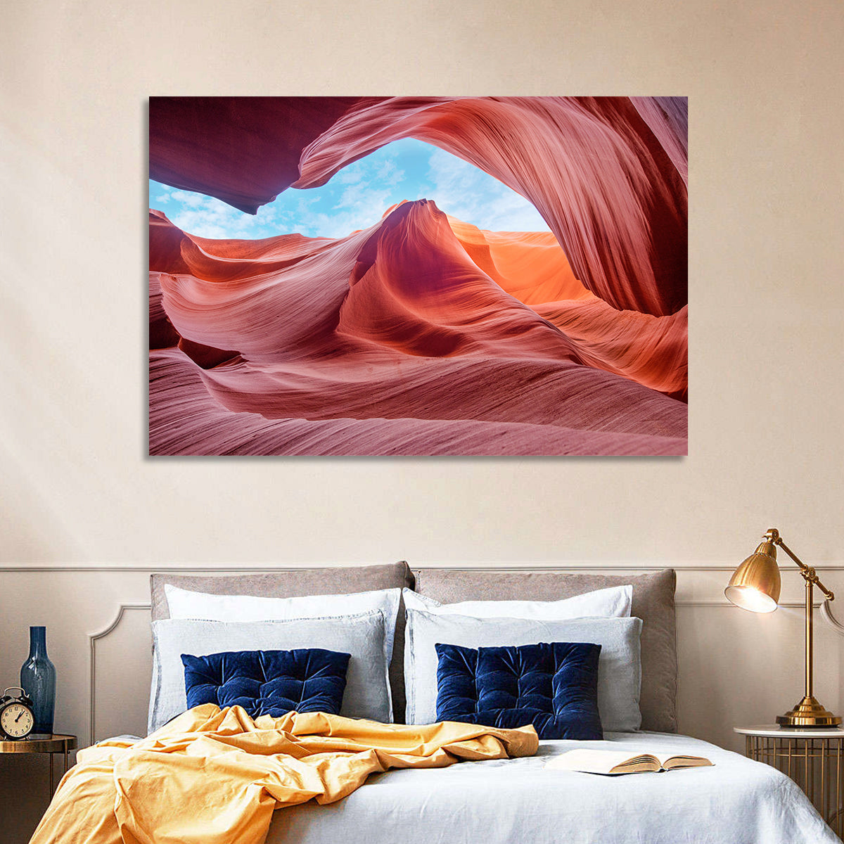 Antelope Canyon, Page Wall Art in a room, landscape