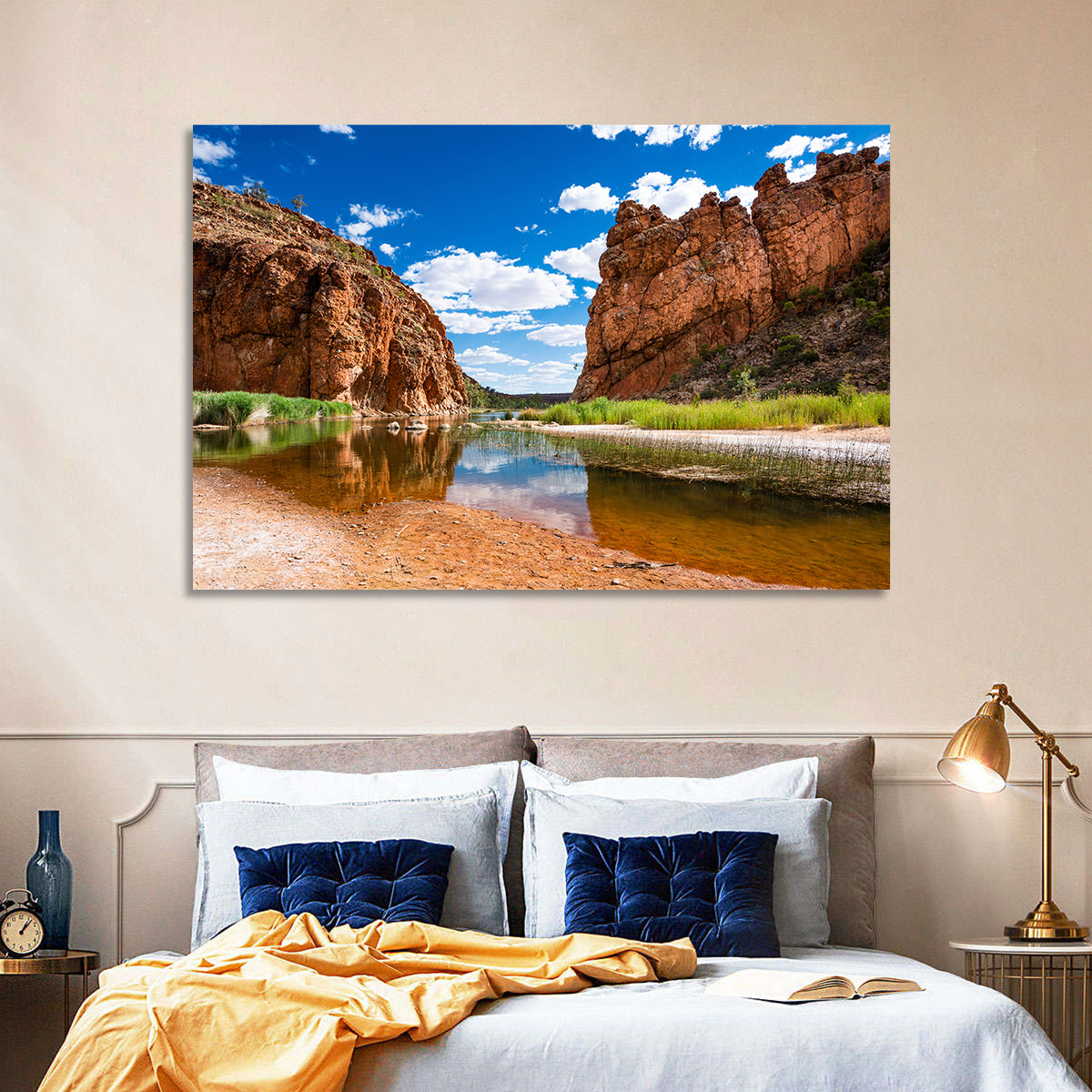 Glen Helen Gorge Wall Art in a room, landscape