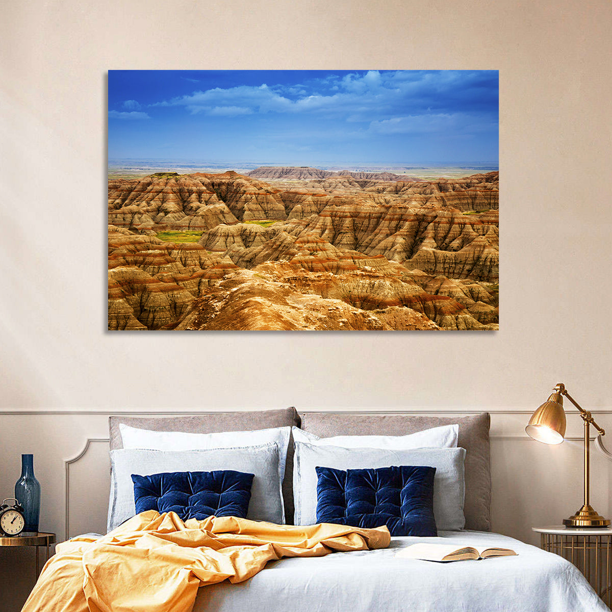 Badlands National Park Ii Wall Art in a room, landscape