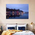 Tobermory Harbour at Twilight Wall Art