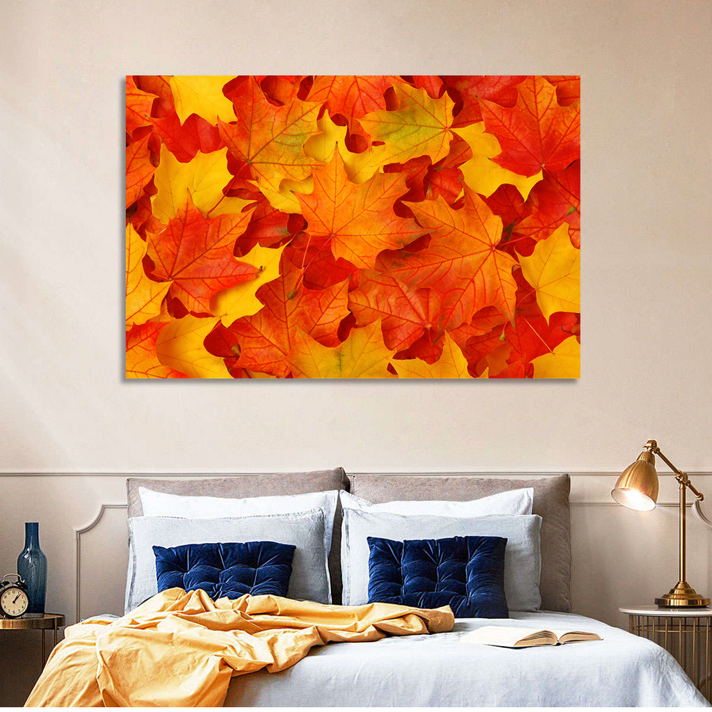 Autumn Maple Leaves Wall Art