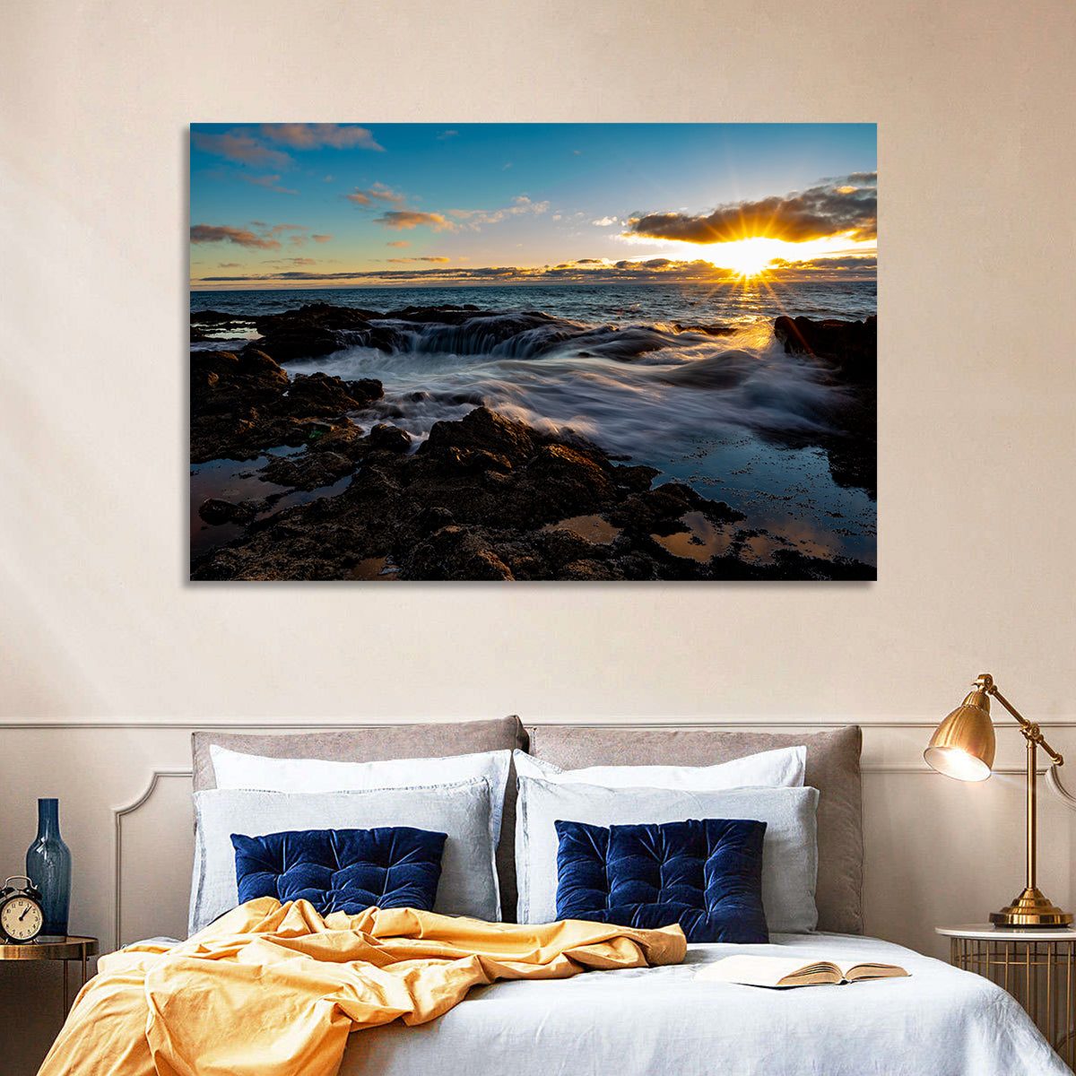 Thor's Well Sunset, Oregon Coast Wall Art