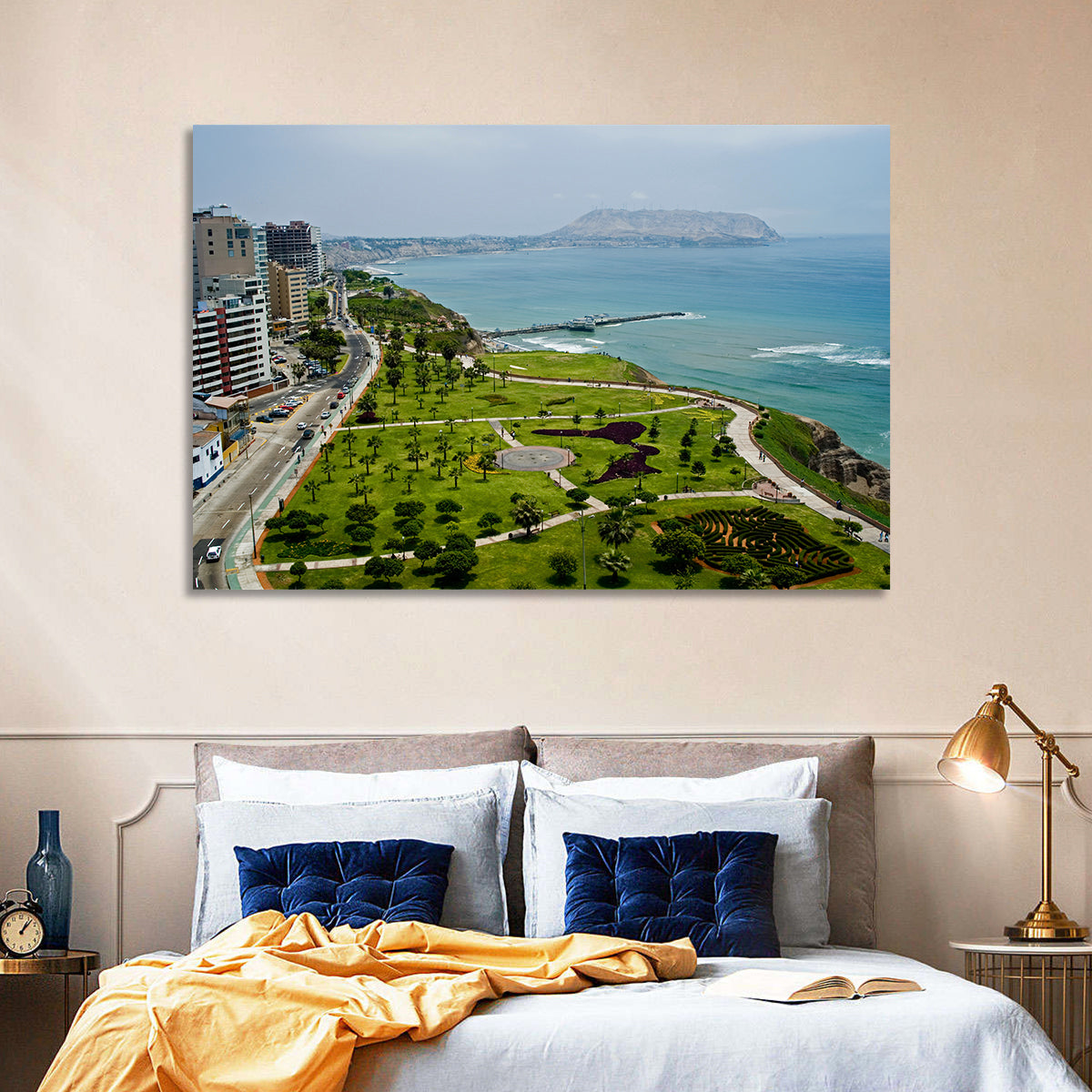 Miraflores Park Overlook, Lima Wall Art in a room, landscape