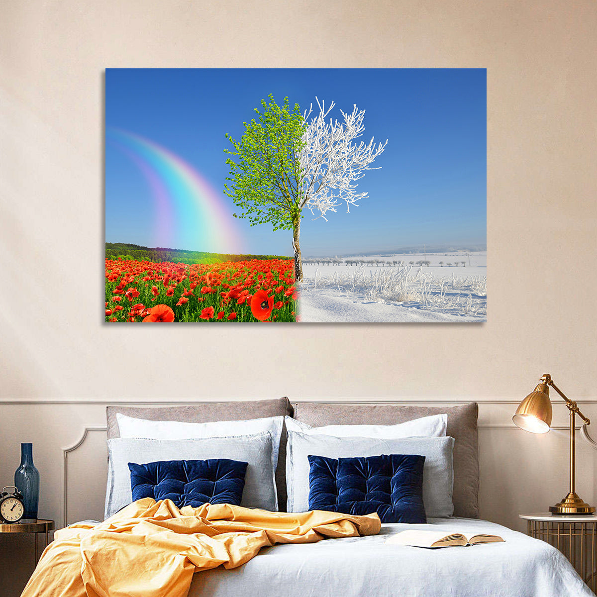 Seasonal Split Landscape Wall Art