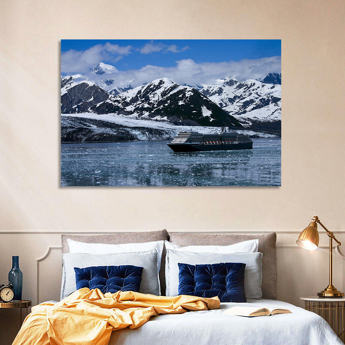 Cruise Ship in Yakutat Bay Wall Art