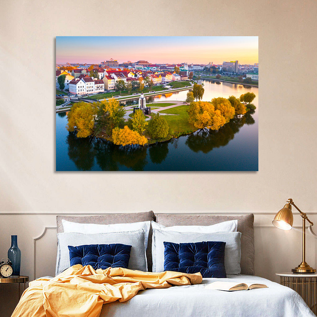 Minsk Island of Tears Golden Dusk Wall Art