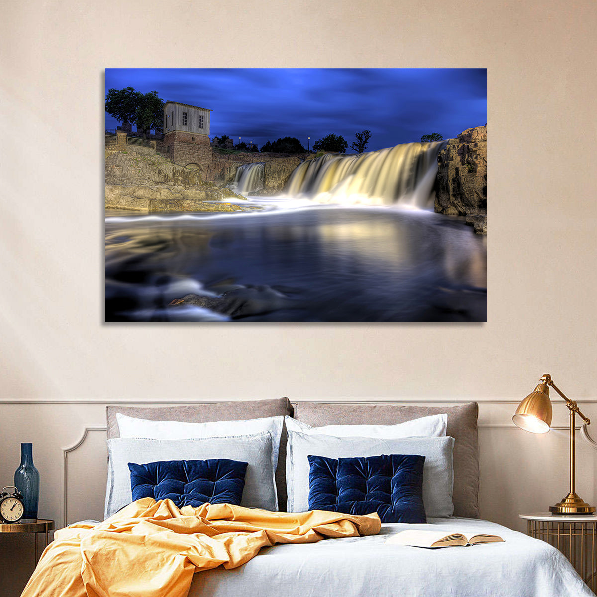 Queen Bee Mill Waterfall Wall Art