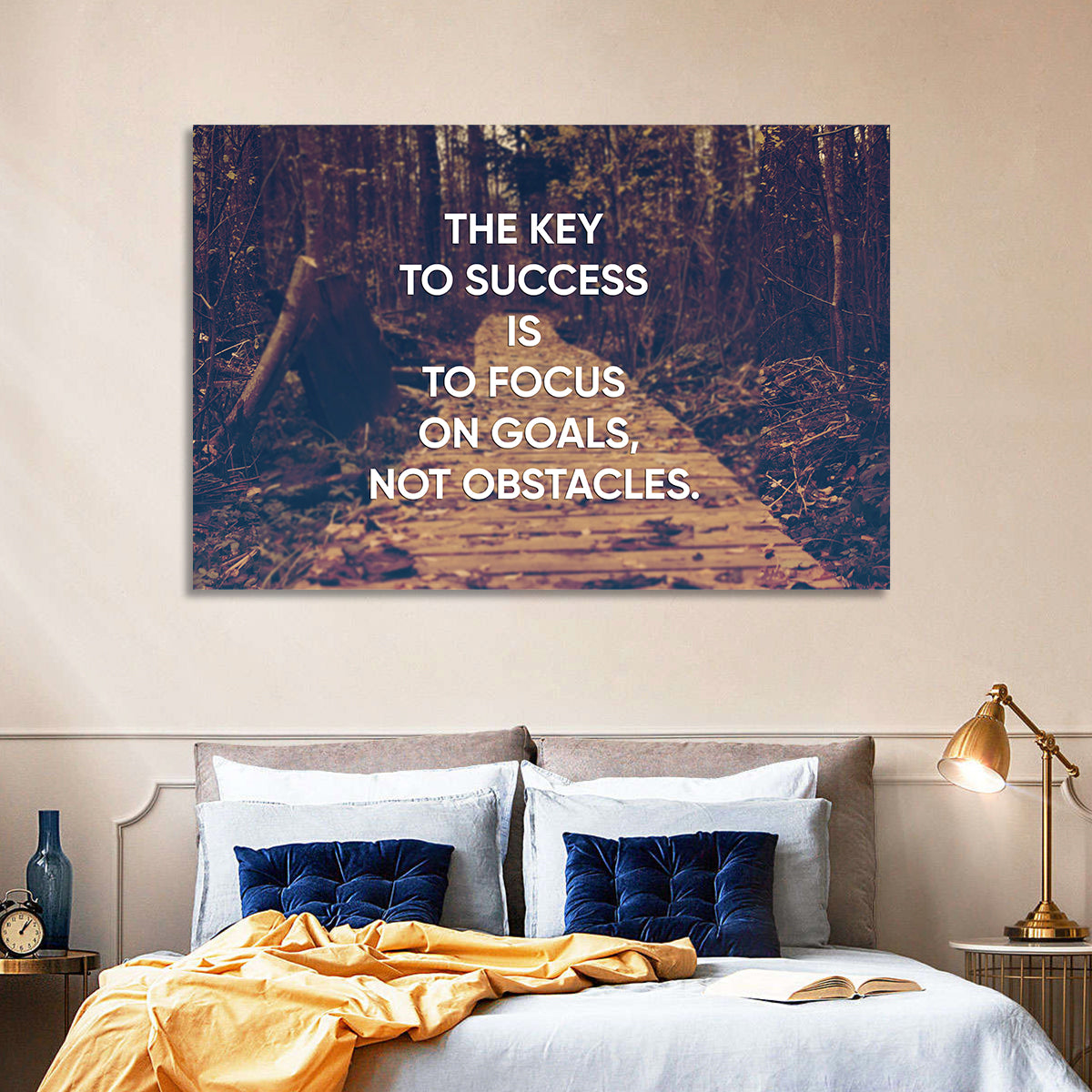 Key to Success Wall Art in a room, landscape