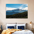Pikes Peak Mountain Landscape Wall Art