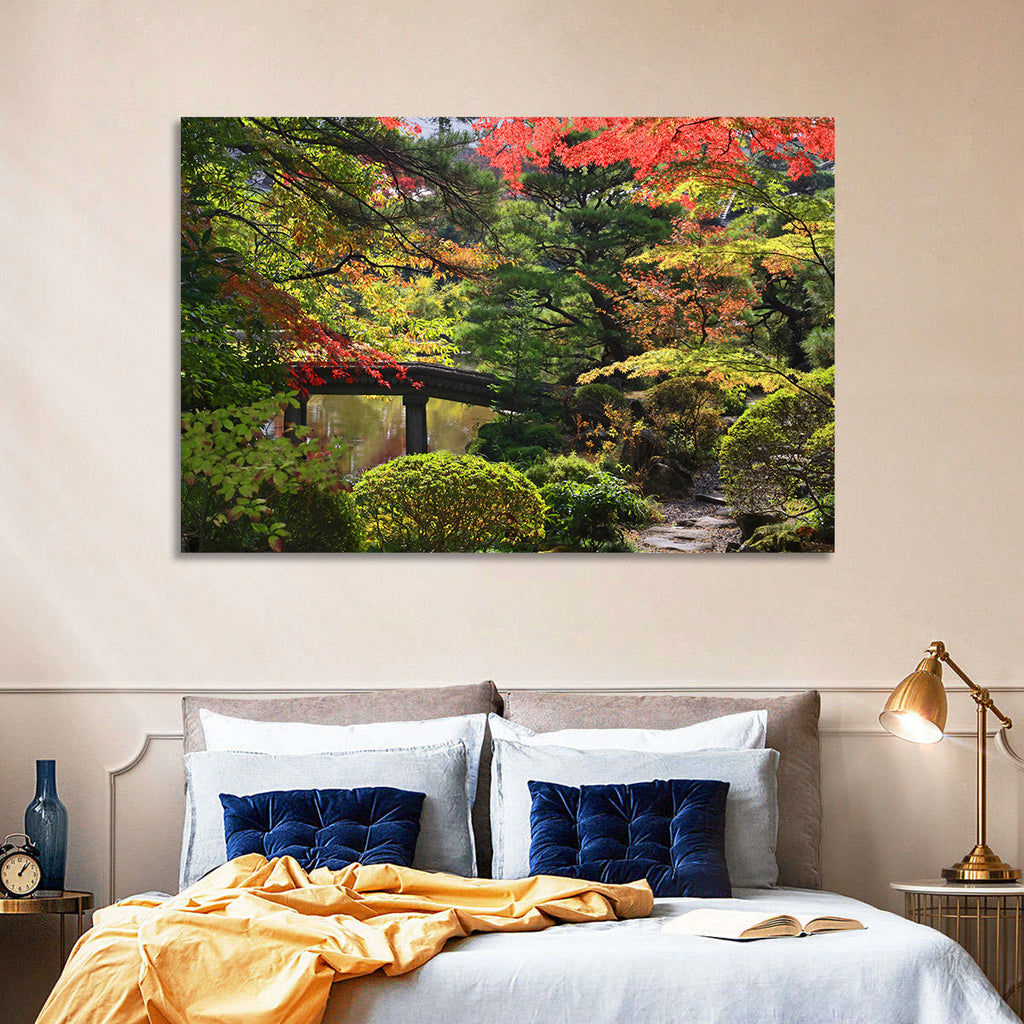 Rinoji Temple Autumn Garden Wall Art