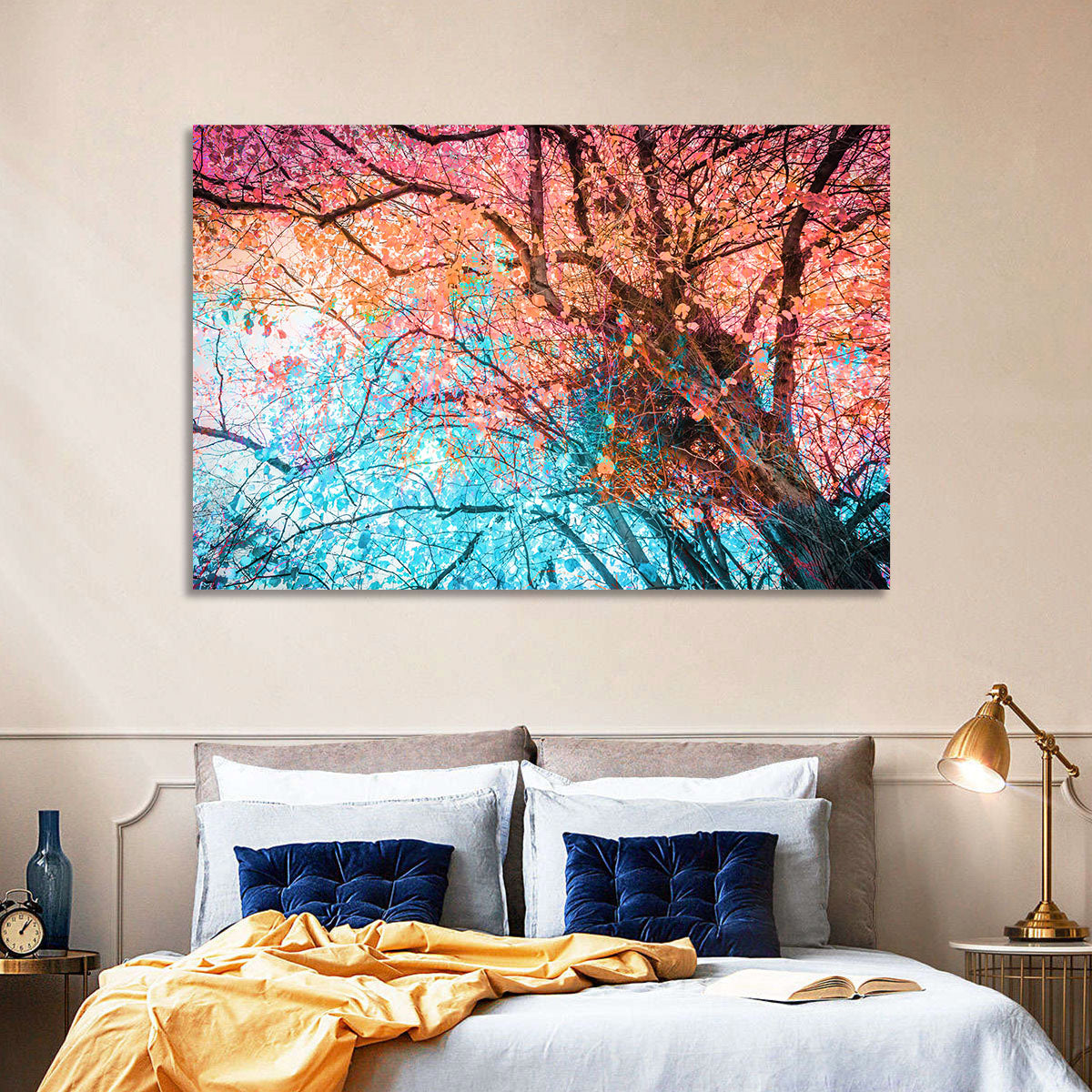 Autumn Canopy Abstract Wall Art