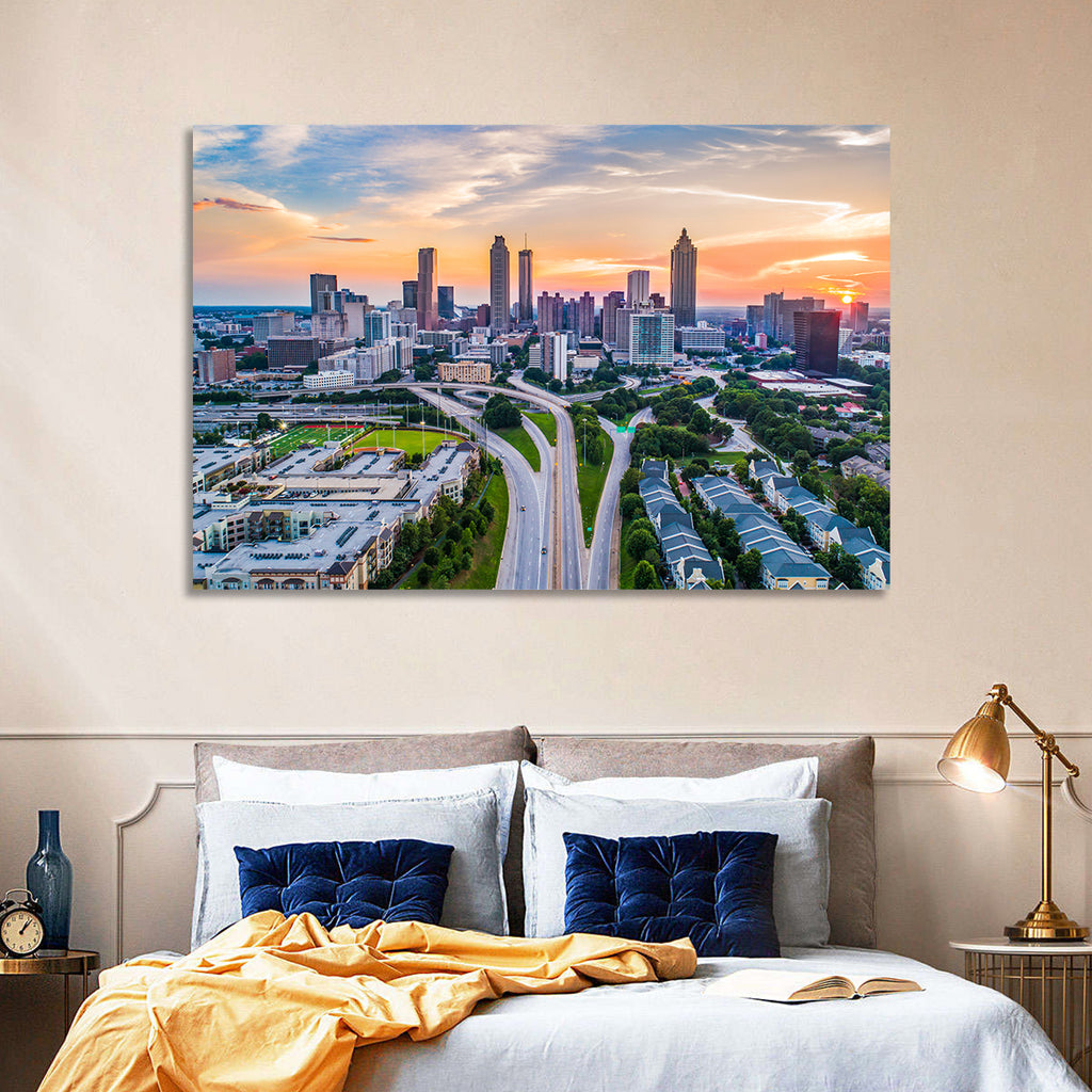 Downtown Atlanta Skyline Wall Art