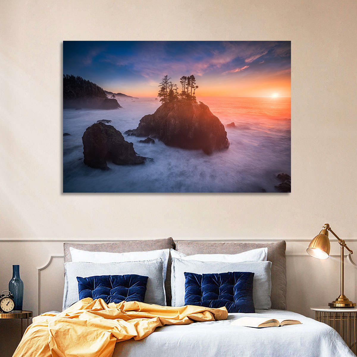 Secret Beach Sunset, Oregon Wall Art