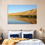 Desert Oasis Reflection Wall Art
