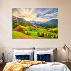 Santa Magdalena Valley at Golden Hour Wall Art