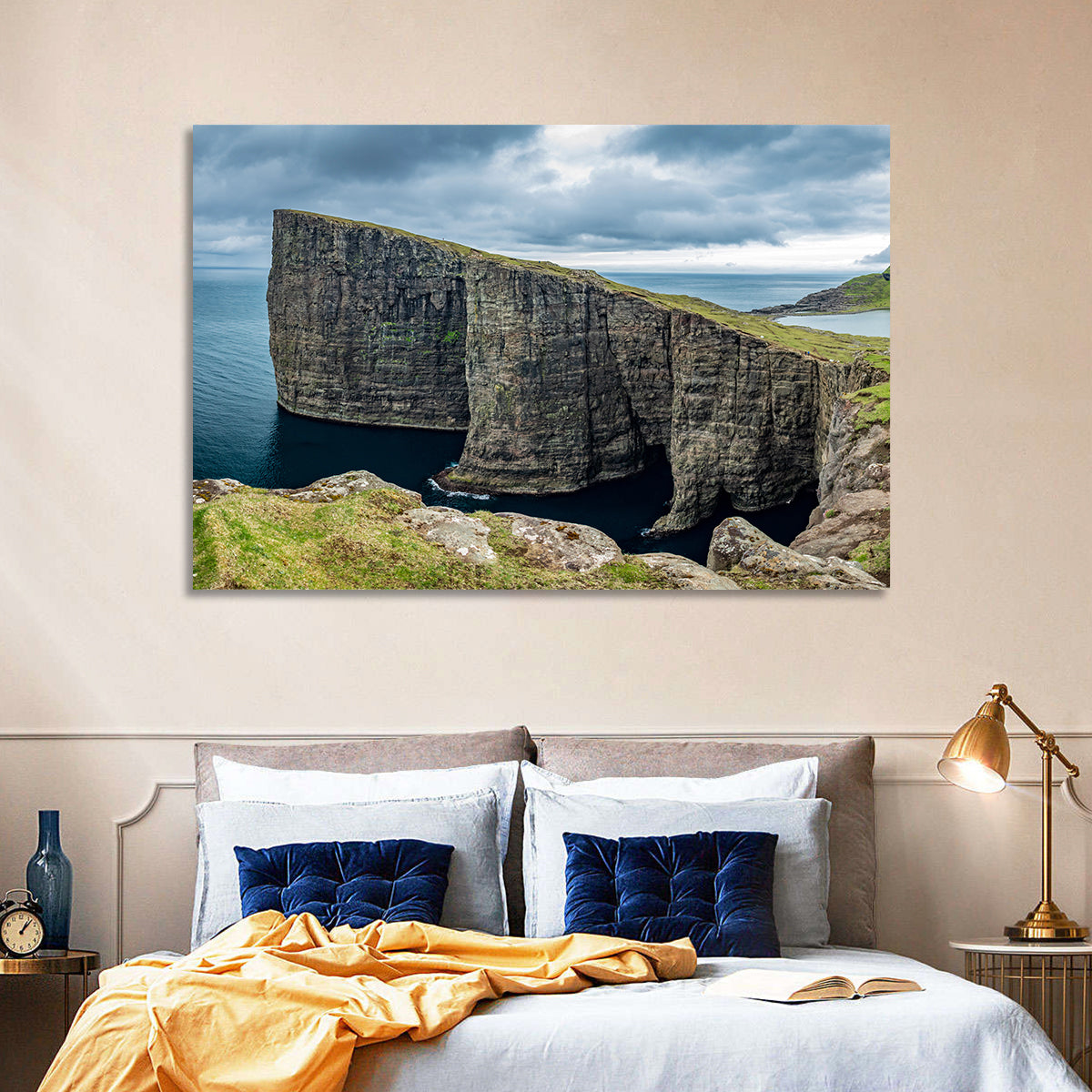 Trælanípa Cliff, Faroe Islands Wall Art