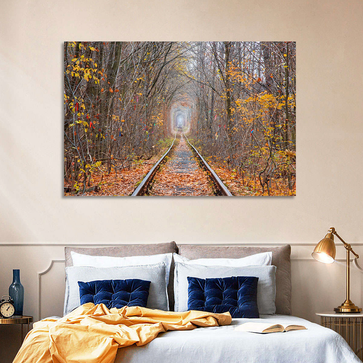 Klevan Tunnel of Love Wall Art in a room, landscape