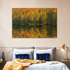 Ottawa National Forest Autumn Reflection Wall Art