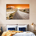 Infinite Desert Road Wall Art