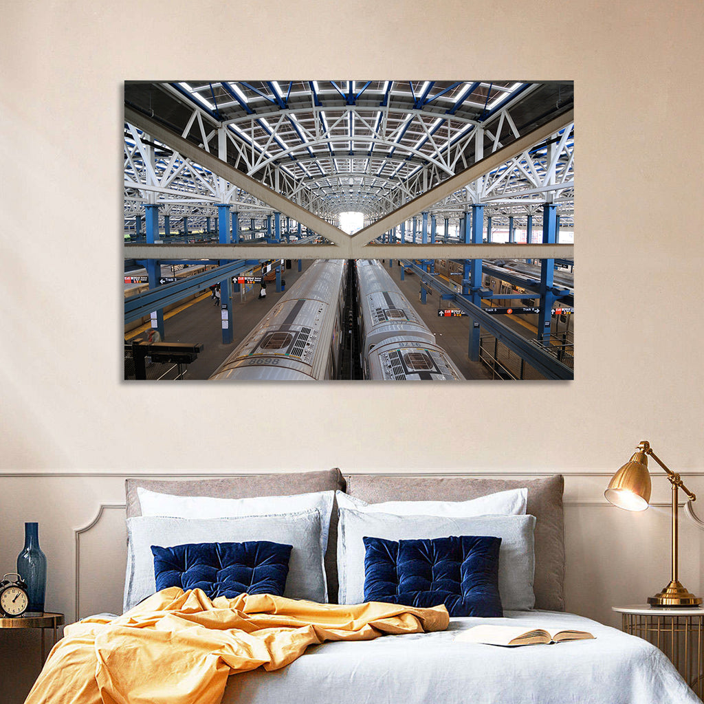Stillwell Avenue Station Platform Perspective Wall Art
